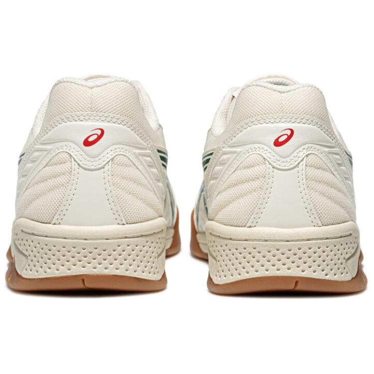 ASICS GEL TWIST Textile, Synthetic Leather Abrasion Resistant Breathable Low top Tennis Shoes Unisex White Green