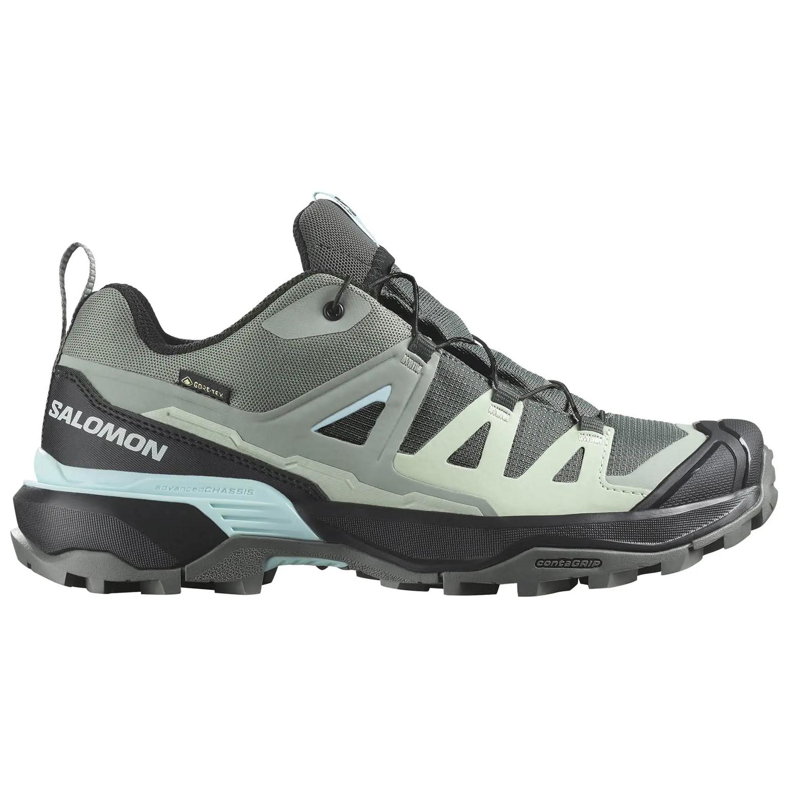 SALOMON X ULTRA 360 Slip Resistant Abrasion Resistant Low top Mountaineering Shoes Women’s Green Gray