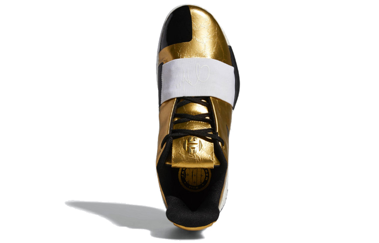 Мужские кроссовки adidas Harden Vol.3 (черно-золотые) — фото 5