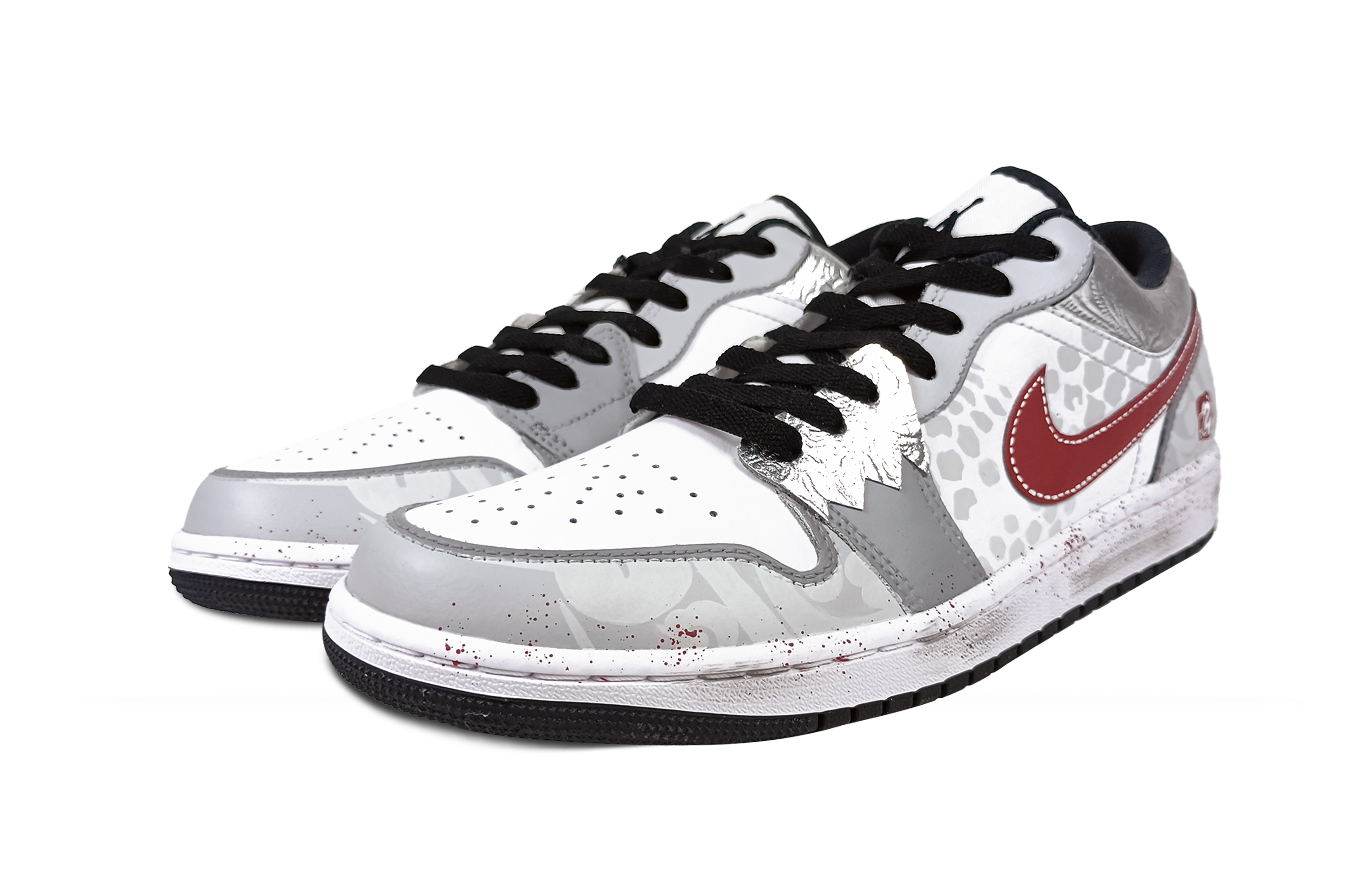 Jordan Air Jordan 1 Year Of The Snake Auspicious Clouds Leather Cushioning Slip Resistant Cushioning Slip Resistant