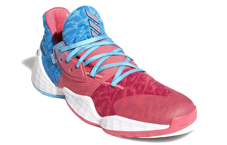 Мужские кроссовки adidas Harden Vol. 4 (красно-синие) — Красныйсиний — фото 2