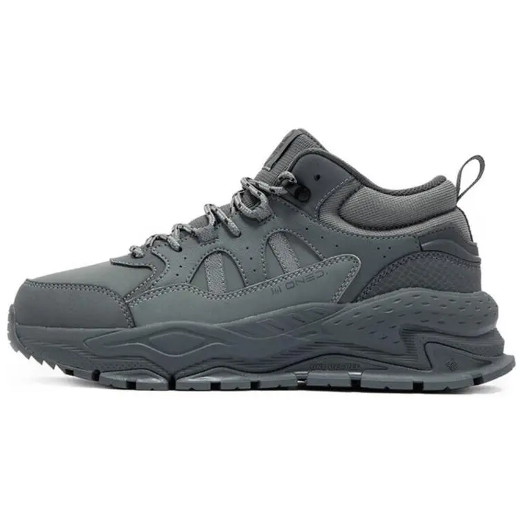361° Vintage Casual Fleece Lined Height Increasing Thermal Low top Chunky Sneakers Men's Gray
