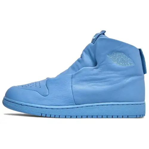 Jordan Air Jordan 1 Sage XX Light Blue New Revolution Leather Laceless Comfortable and Versatile Anti-slip Wear-Resistant Balance Mid-top Retro Basketball Shoes Women's Haze Blue