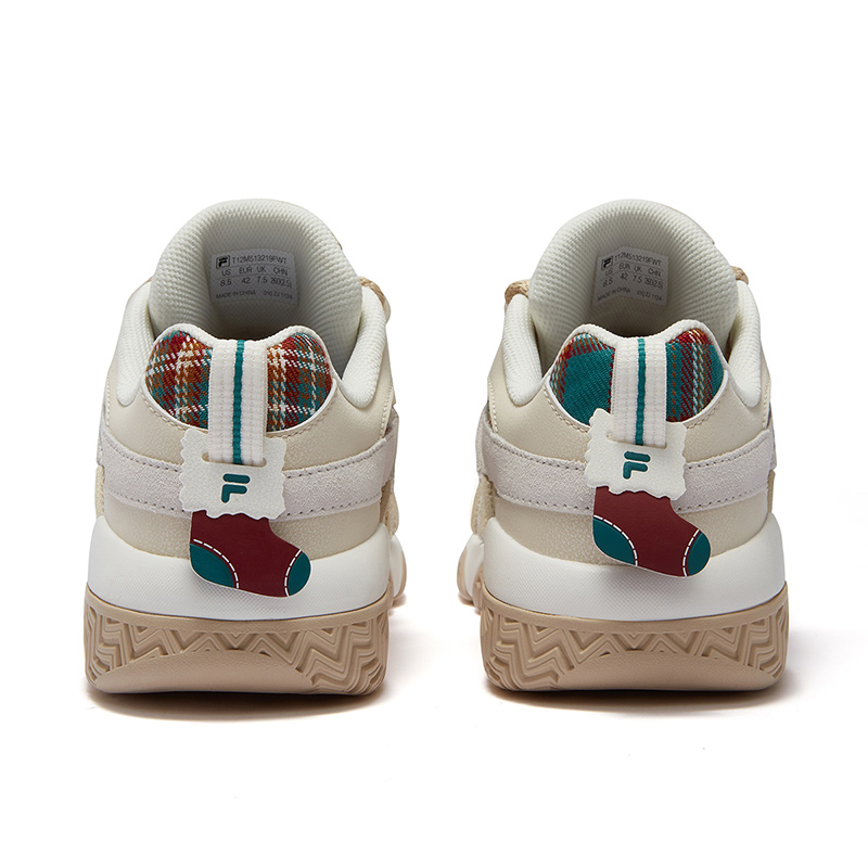 FILA FUSION BUSTER Puffy Shoes Low top Basketball Shoes Men’s White Green
