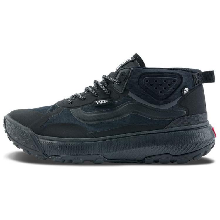 Vans MTE Crosspath Comfortable Abrasion Resistant Mid top Mountaineering Shoes Unisex Black
