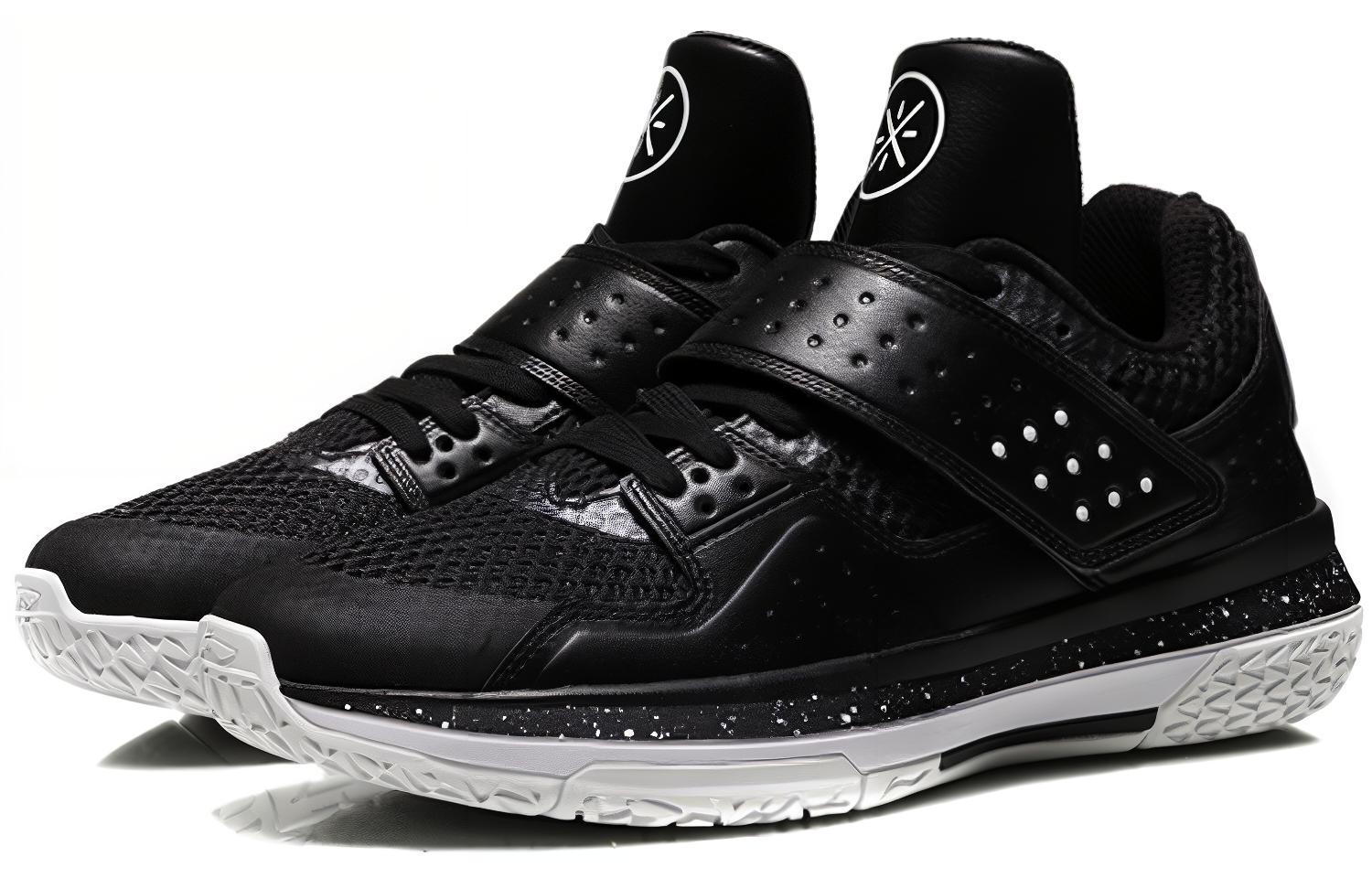 Li Ning Battle Armor Abrasion Resistant Breathable Low top Basketball Shoes Men’s Standard Black