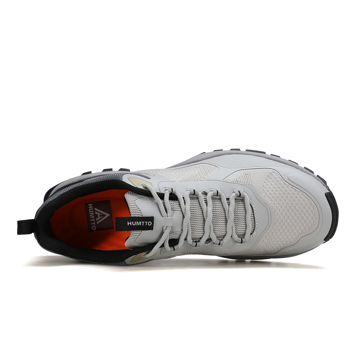 HUMTTO Cushioning Slip Resistant Support Low top Mountaineering Shoes Men’s Light Gray