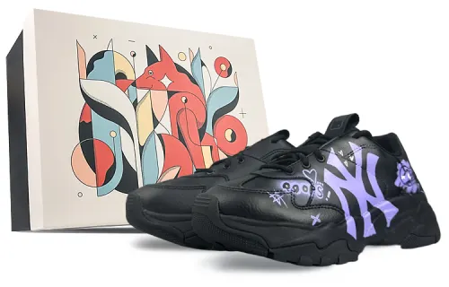 MLB Big Ball Chunky Abrasion Resistant Height Increasing Abrasion Resistant Height Increasing Low top Chunky Sneakers