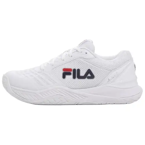FILA Exillus 3 T9 Comfortable Cushioning Low top Tennis Shoes Unisex White