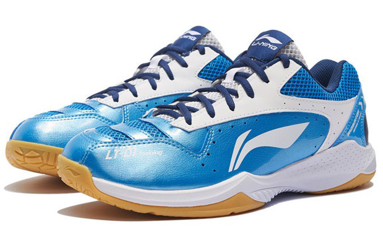 Li Ning Badminton Shoes Unisex Low Top Interstellar Blue/Standard White