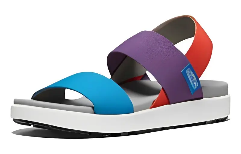Keen Elle Backstrap Beach Sandals Women's Glamor Purple Red Clay Fjord Blue