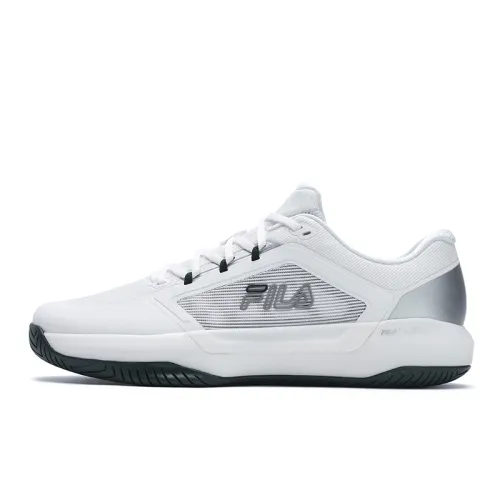 FILA Cushioning, Wear Resistant Low top Training Shoes Men's Distinguished White