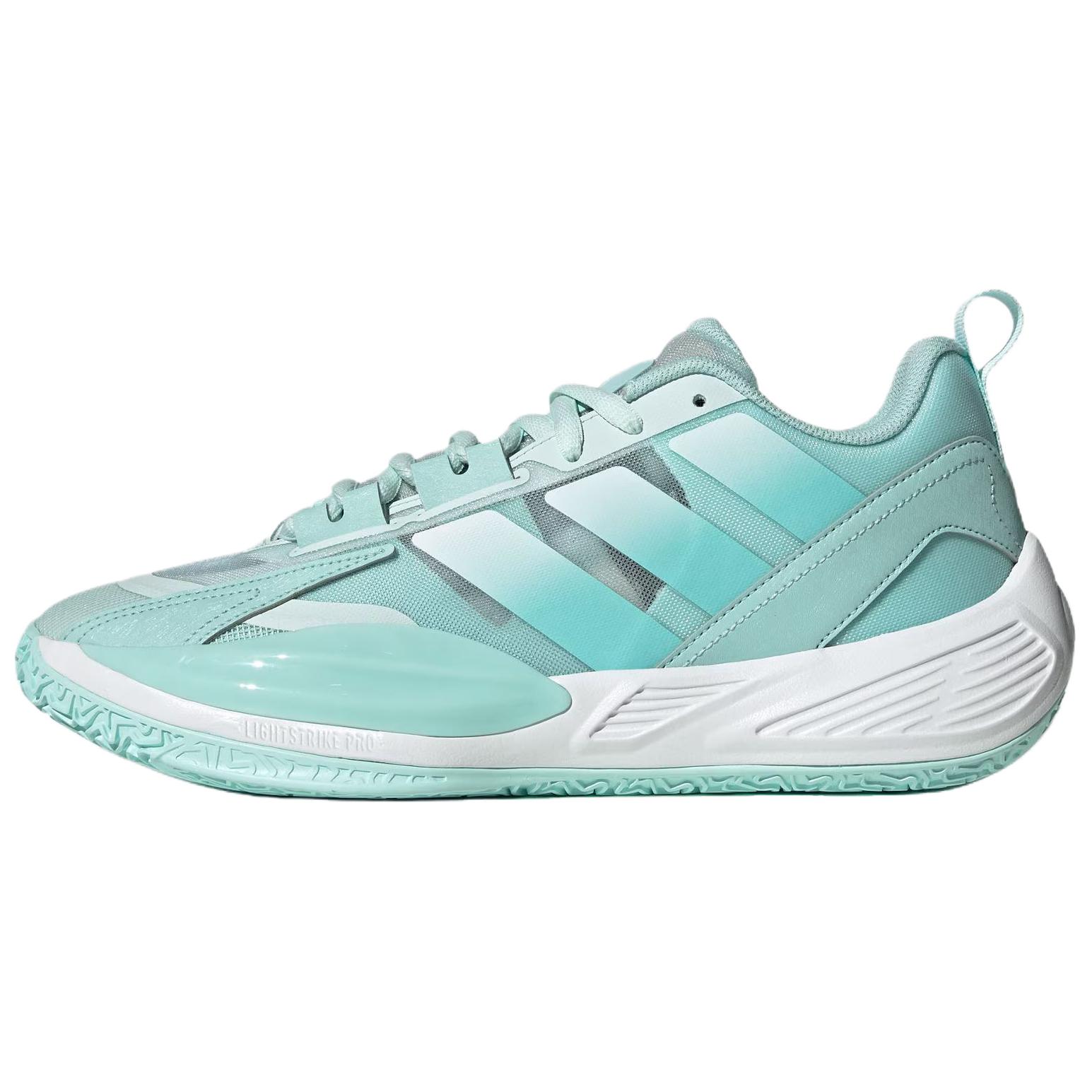 Adidas XENOBURST Fabric Breathable Rebound Breathable And Resilient Low top Basketball Shoes Unisex Mint Green