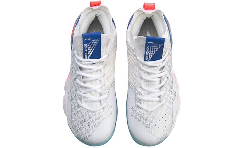 Li Ning 2 Cushioning Breathable Cushioning Breathable High top Badminton Shoes Women’s Standard White
