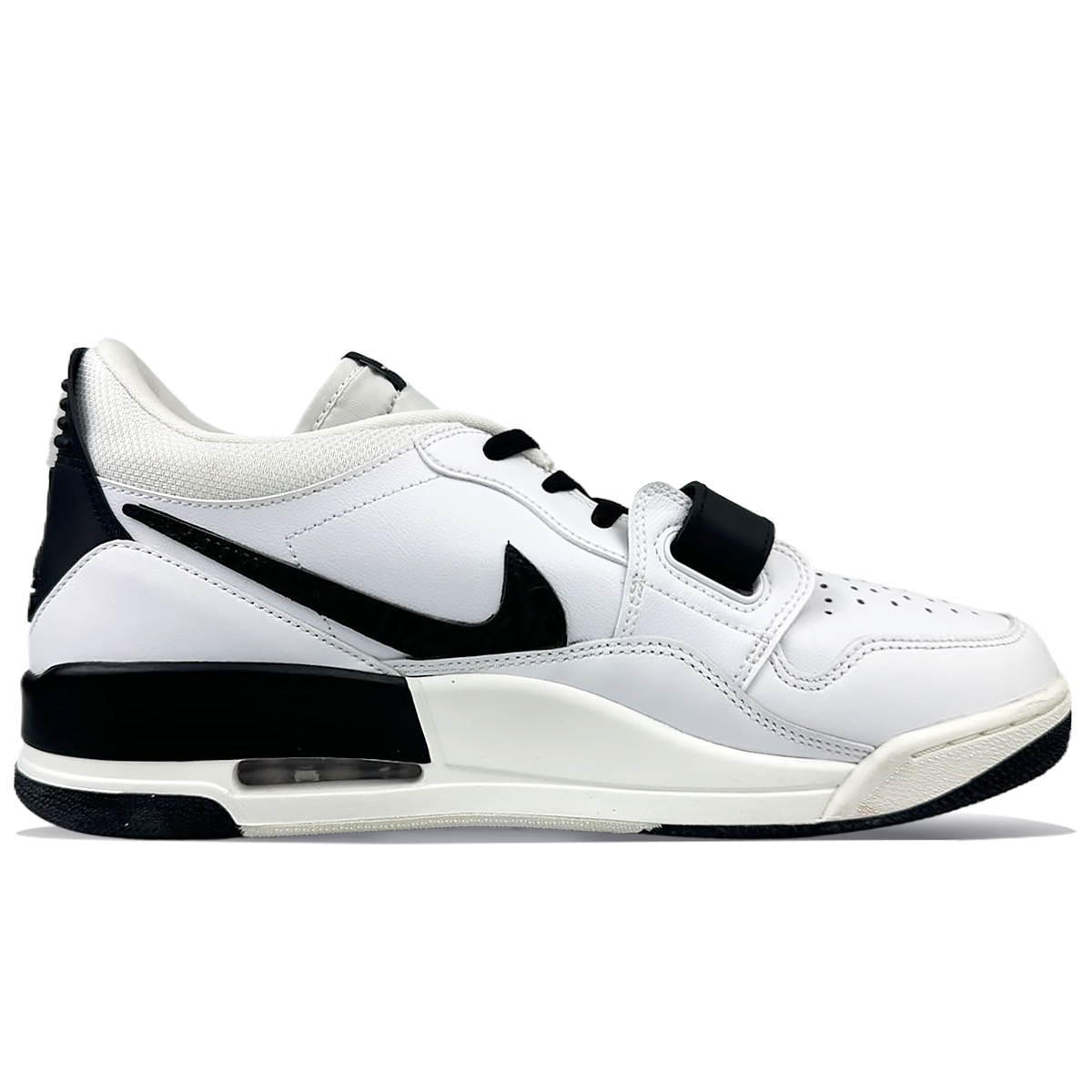 Jordan Legacy 312 Mesh, Leather Abrasion Resistant Low top Vintage Basketball Shoes Men’s Black White