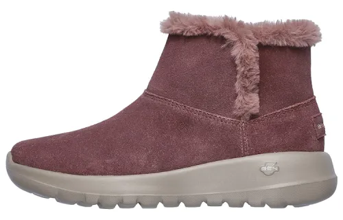 Skechers ON THE GO Snow Boots Women's Low Top Pink Purple