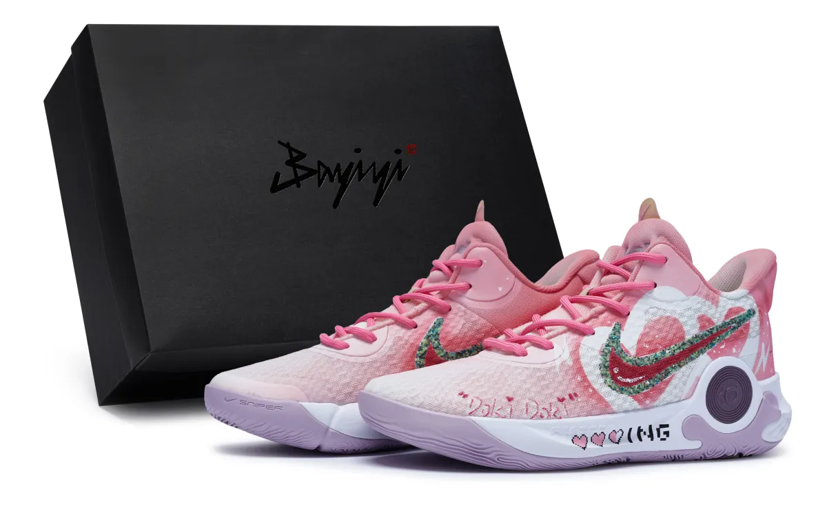 Nike KD Trey 5 IX 811 Manufacturing, Love In Progress, Special Shoe Box Low top Vintage Basketball Shoes Men's