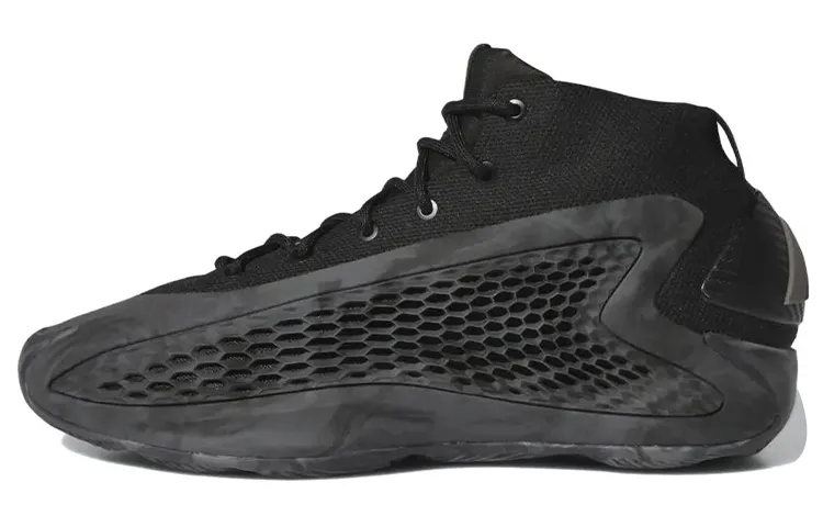 Adidas A.E. 1 High top Basketball Shoes Unisex Black Gray