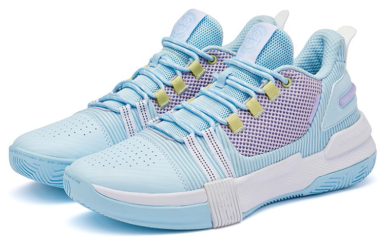 361° Burning War Fabric Cushioning Slip Resistant Abrasion Resistant Breathable Mid top Basketball Shoes Men’s