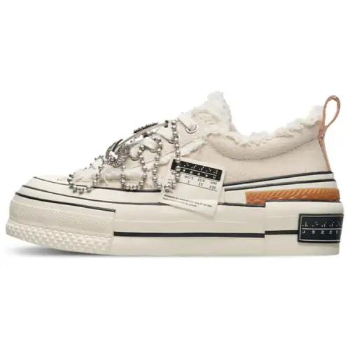 VESSEL Tiramisu Lows Slip Resistant Low top Canvas Shoes Unisex Ecru