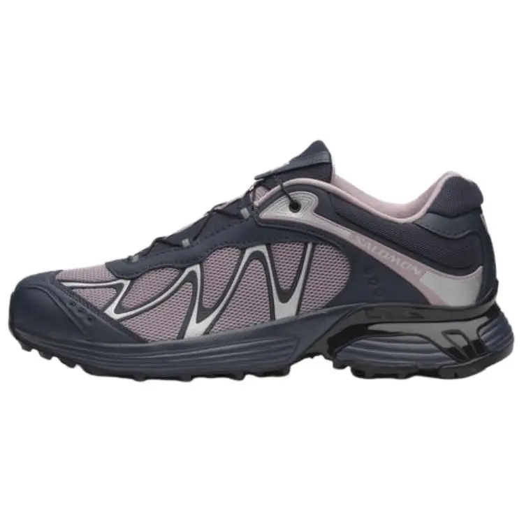 SALOMON XT WHISPER Fabric Cushioning Abrasion Resistant Breathable Support Running Shoes Unisex Dark Blue