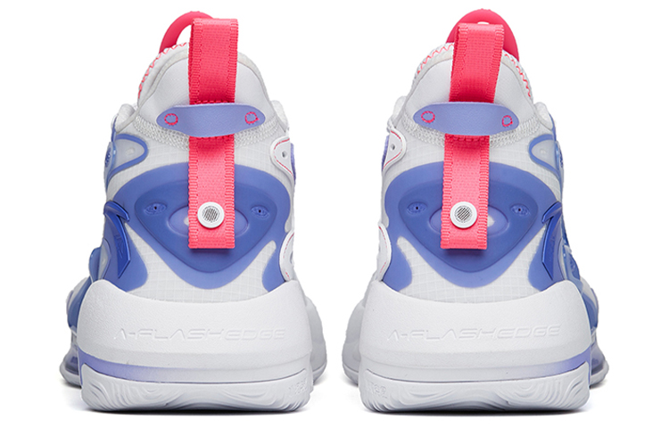 Anta Berserk 3 Slip Resistant Abrasion Resistant High top Basketball Shoes Men's White Purple