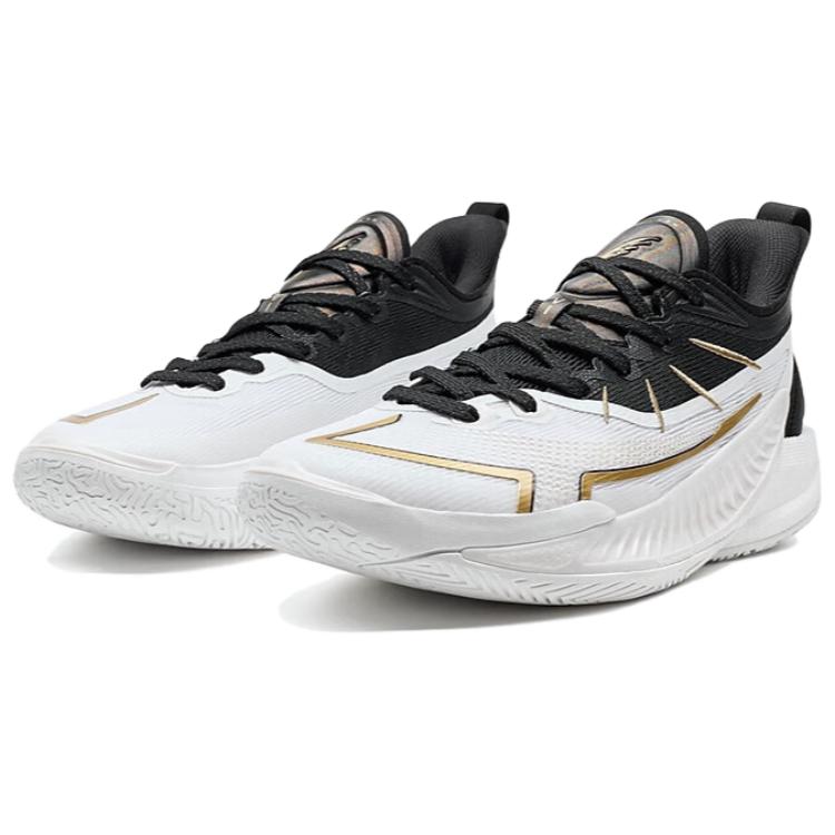 XTEP Non slip Lightweight Low top Basketball Shoes Men’s White Black