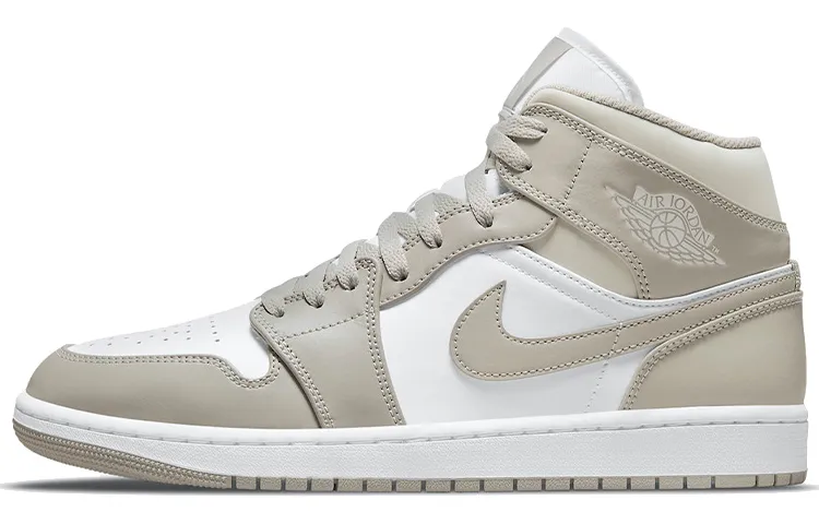Air Jordan 1 Mid 'College Grey Linen'