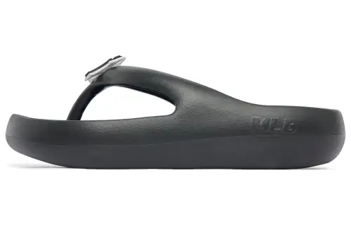 MLB Slipper Flip Flops Unisex Black
