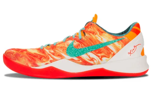 Nike Kobe 8 Sport Pack All-Star (2013) Round toe lace-up, shock-absorbing and non-slip, low-top, practical basketball shoes, men's model, bright orange, domestic version