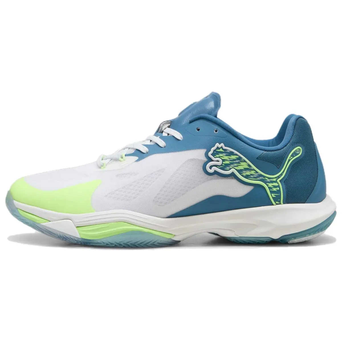 PUMA Low top Training Shoes Men's White Blue Green