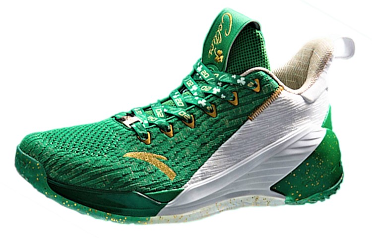 Anta KT4 Gordon Hayward Slip Resistant, Abrasion Resistant, Lightweight Low top Basketball Shoes Men's Green