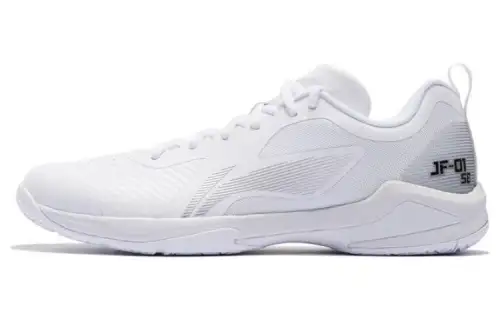 Li Ning Sprint SE Slip Resistant Cushioning Low top Badminton Shoes Unisex White
