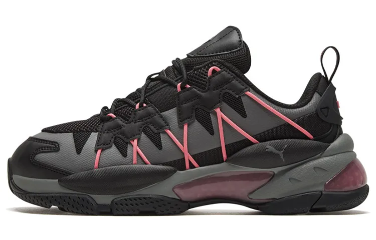 PUMA Lqdcell Omega Striped Knit 'Black Castlerock'