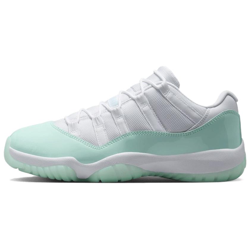 Jordan Air Jordan 11 mesh simple and comfortable low-top retro basketball shoes women's mint green