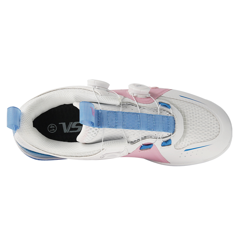 WEICHEN VS Cushioning Abrasion Resistant Breathable Low top Badminton Shoes Unisex White Pink Blue