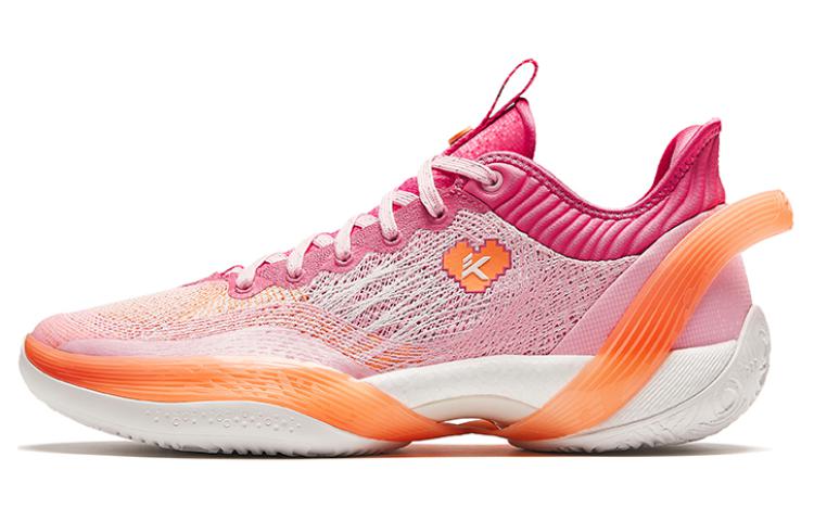 Anta Three point Rain1.0 Cushioning Breathable Low top Basketball Shoes Men's Pink