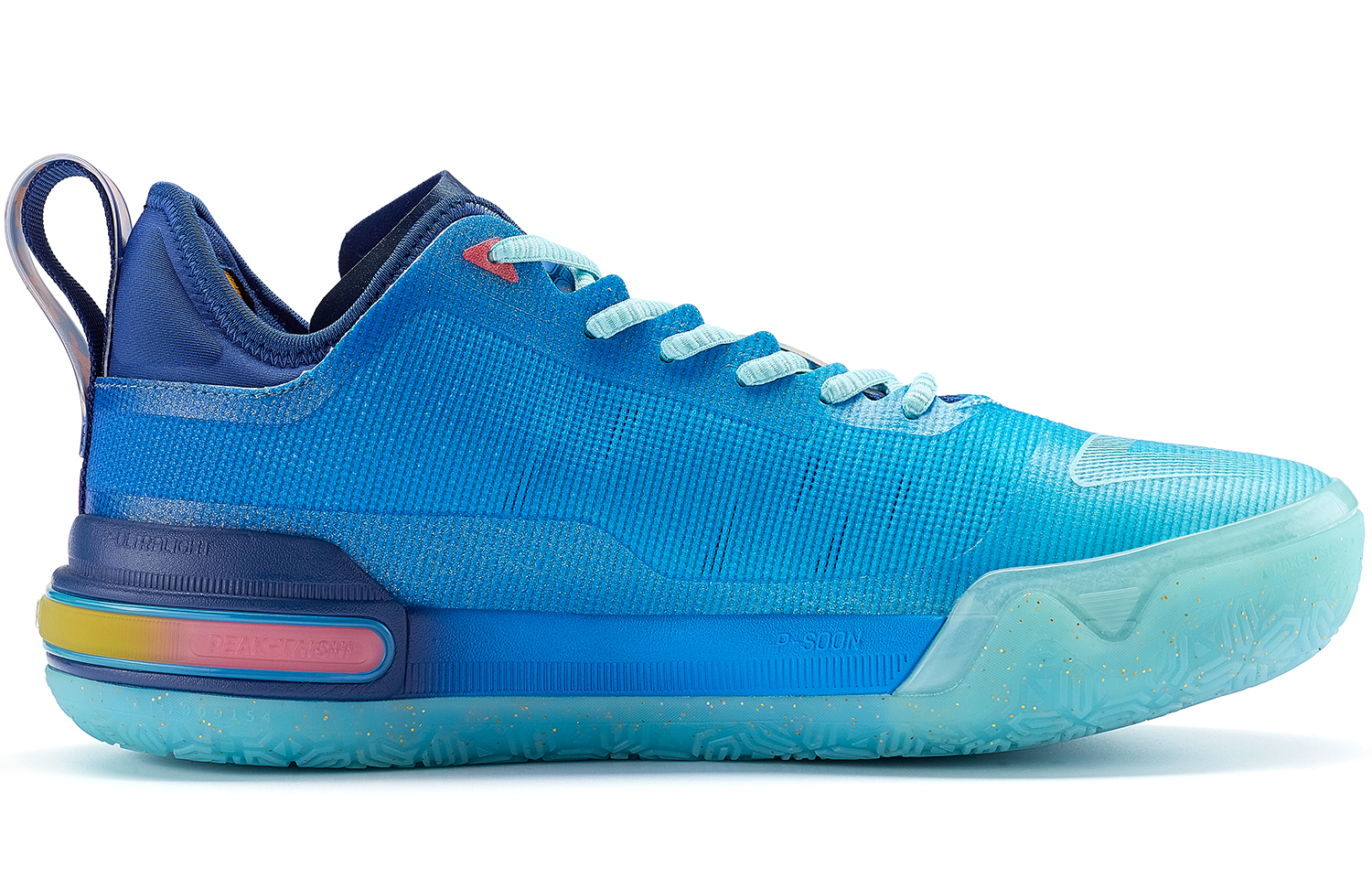 PEAK Andrew Wiggins AW1 Taichi Slip Resistant Abrasion Resistant Low top Basketball Shoes Men’s Sky Blue