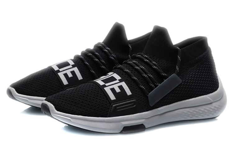 Li Ning Breathable Low top Vintage Basketball Shoes Unisex Standard Black