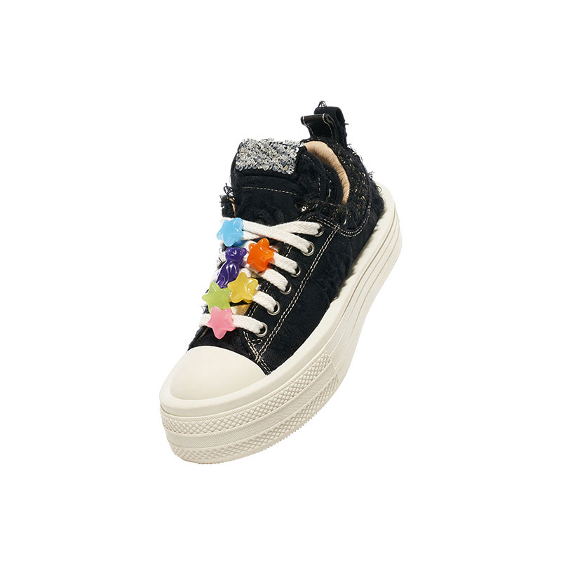 Foreshadow Double Uni 2.0 Classic Black Low top Skateboard Shoes Unisex Vintage Black