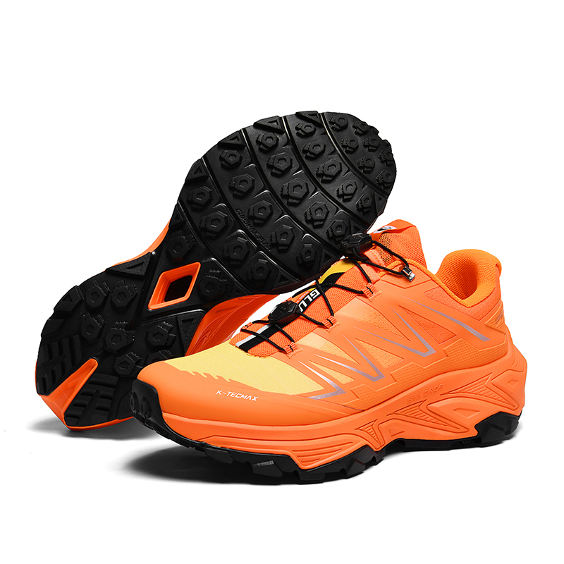 GLUNA Outdoor Shoes Application For Supercritical Filling, Trail Running Shoes Active Sun Orange