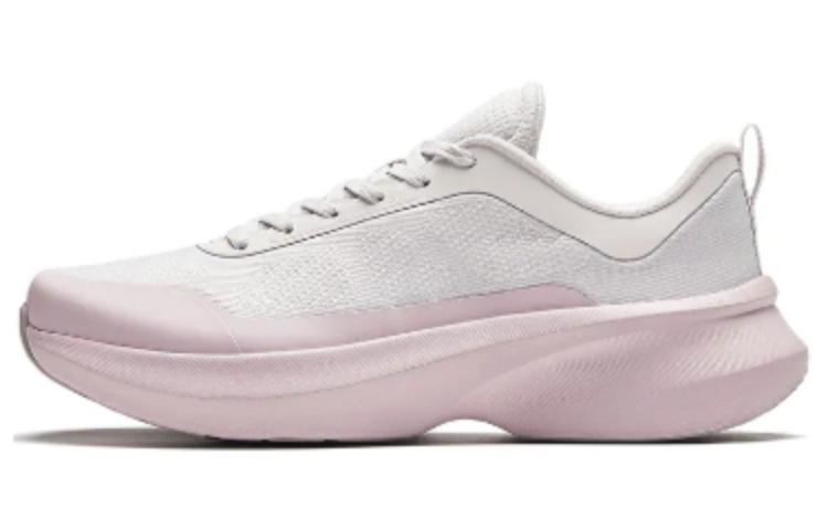 Anta Round Tip Cushioning, Wear Resistant Low top Training Shoes Women’s Gray Pink
