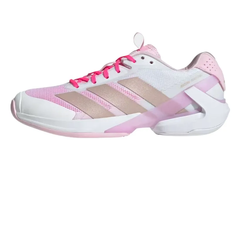 Adidas Adizero Ubersonic 5 Abrasion Resistant Abrasion Resistant Low top Tennis Shoes Women's Pink