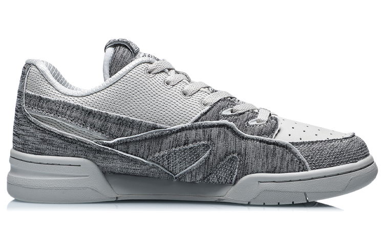 Li Ning 937 Vintage Basketball Shoes Men’s Low Top Brick Gray