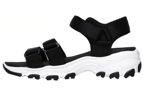 Skechers D'Lites Sandals Black Women's