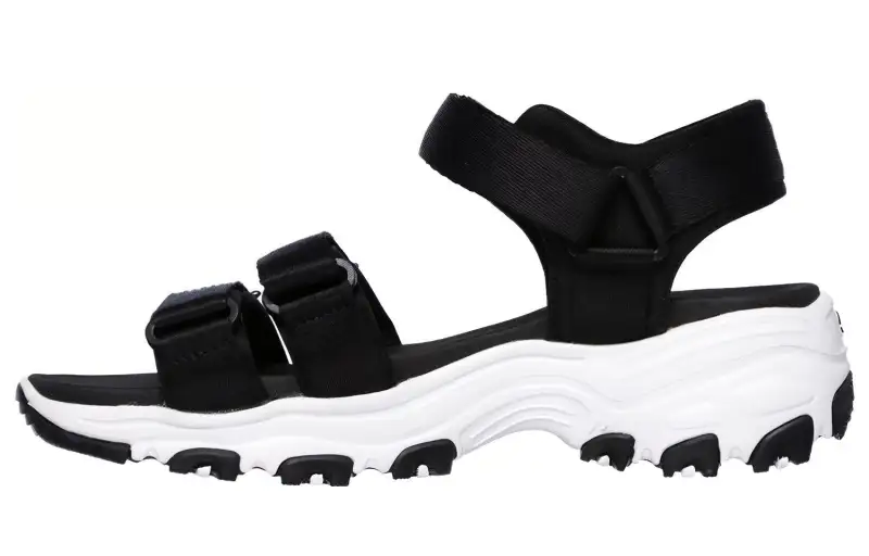 Skechers D'Lites Sandals Black Women's