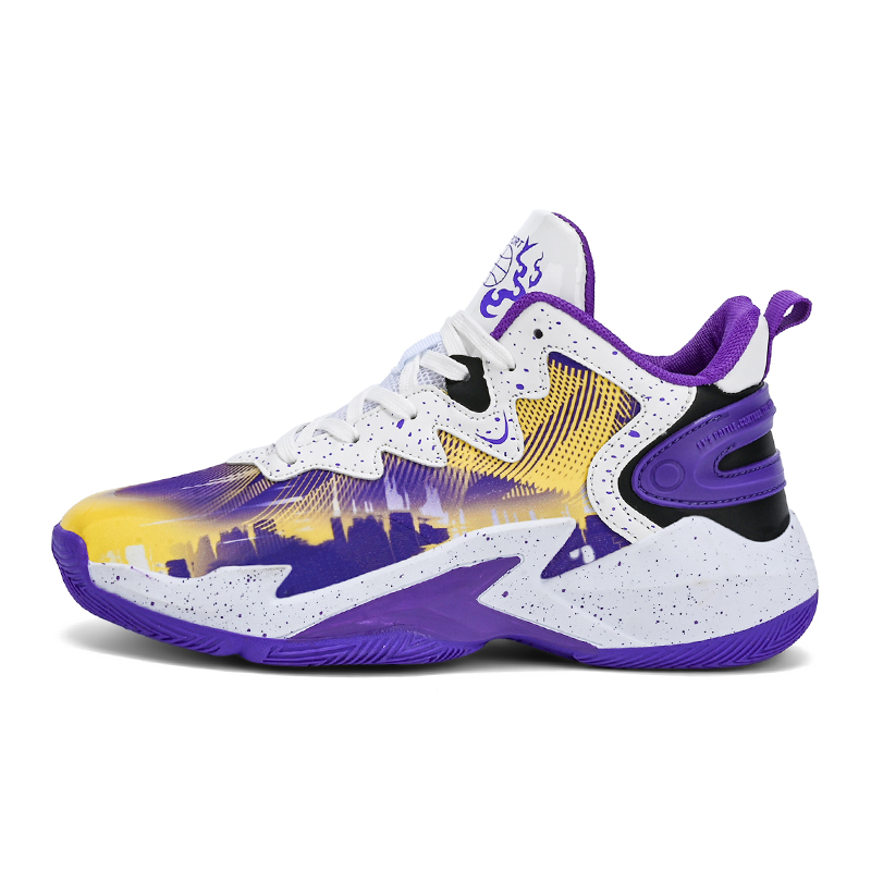 GQWE Comfortable Slip Resistant, Abrasion Resistant, Lightweight High top Basketball Shoes Unisex Camouflage