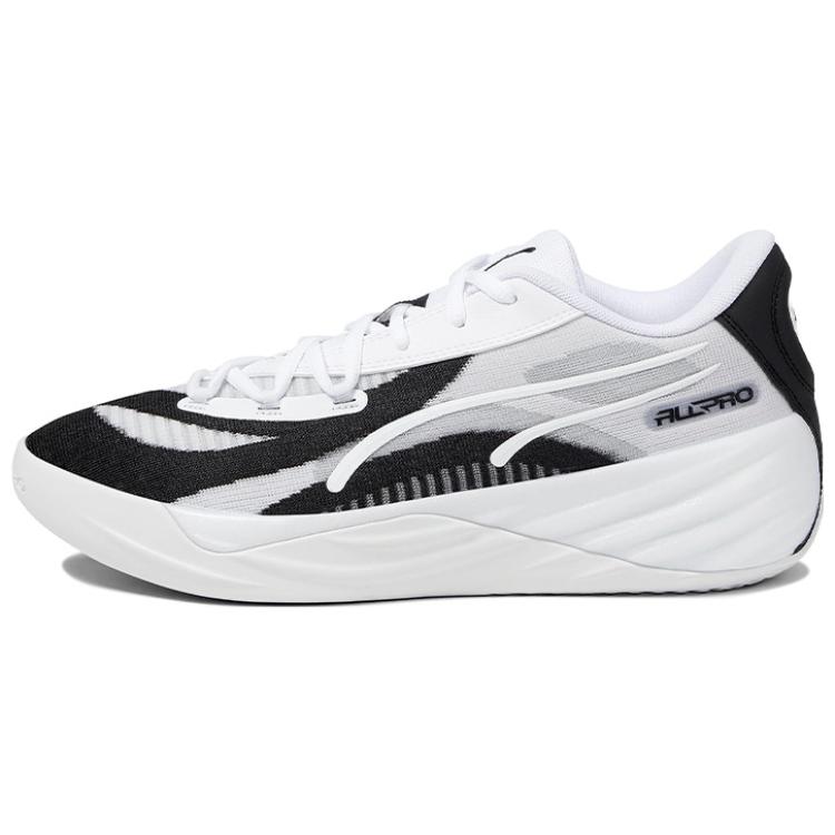 Мужские кроссовки PUMA All-Pro Nitro Team (бело-черный)