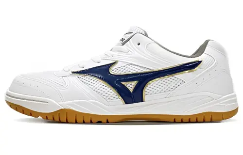 Mizuno Badminton Shoes Unisex Low Top White/Navy Blue