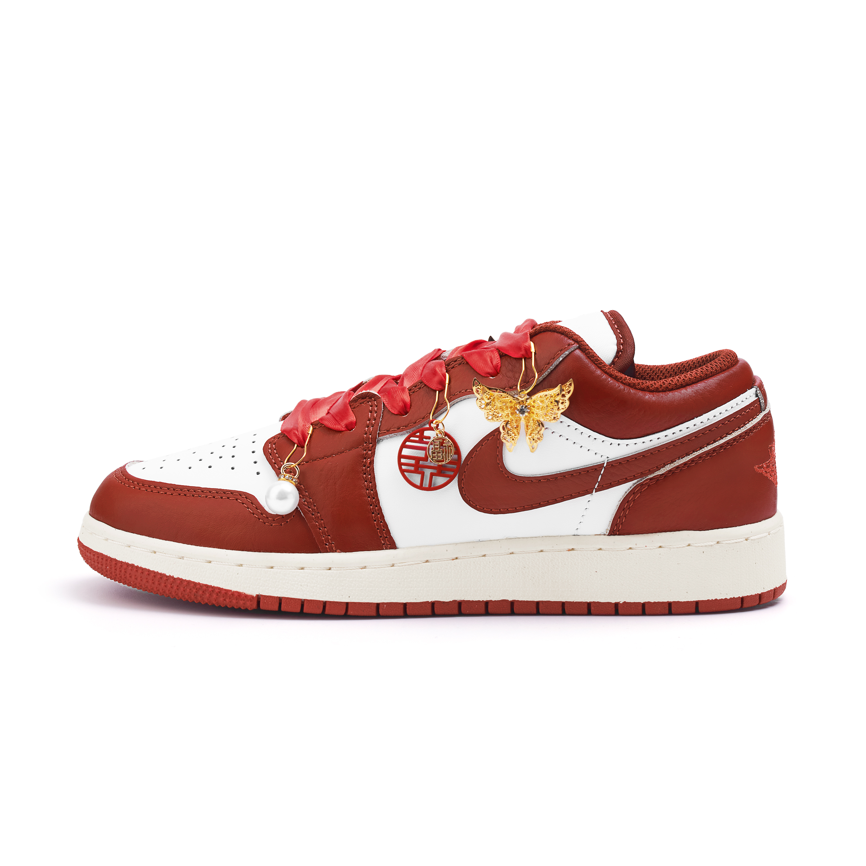 Jordan Air Jordan 1 Low top Vintage Basketball Shoes Women’s Red